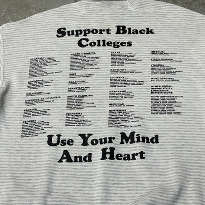 Vintage 80s Blacker The College Stronger The Knowledge Crewneck