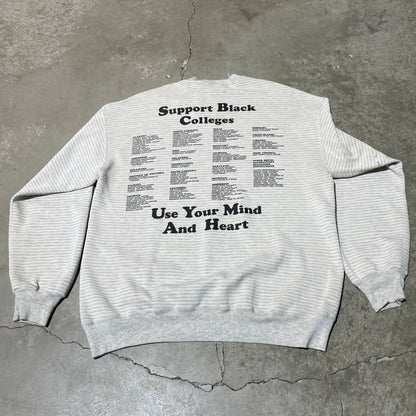 Vintage 80s Blacker The College Stronger The Knowledge Crewneck