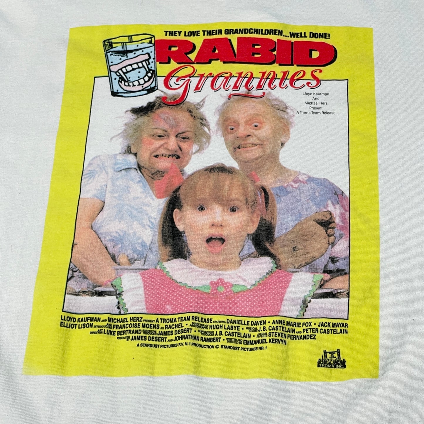 Vintage 90s Troma Rabid Grannies Tee