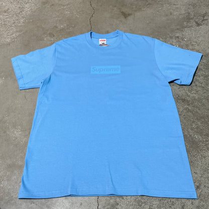 Supreme SS23 Blue on Blue Box Logo Tee