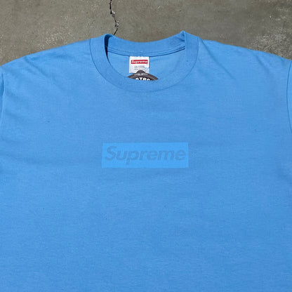 Supreme SS23 Blue on Blue Box Logo Tee