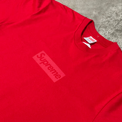 Supreme SS23 Red on Red Box Logo Tee