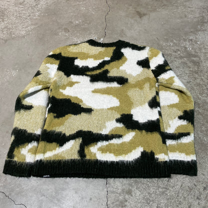 X-Girl Mohair Camo Knit Sweater