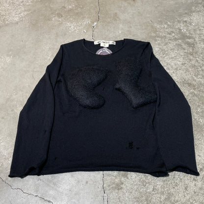 Comme Des Garcon Mohair Lumps Knit Top