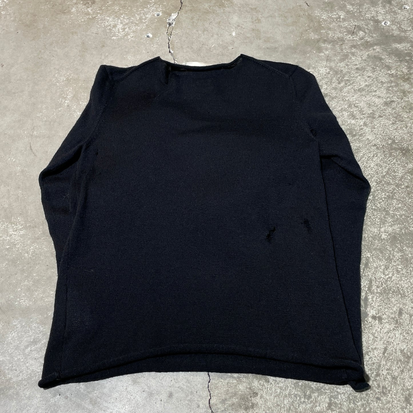 Comme Des Garcon Mohair Lumps Knit Top