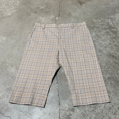 Balenciaga Runway Plaid Shorts