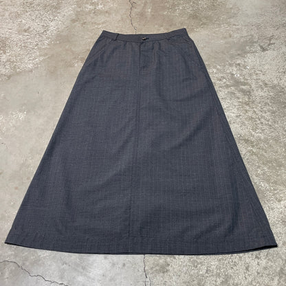 1997 Comme Des Garcon Robe De Chambre Pinestripe Skirt