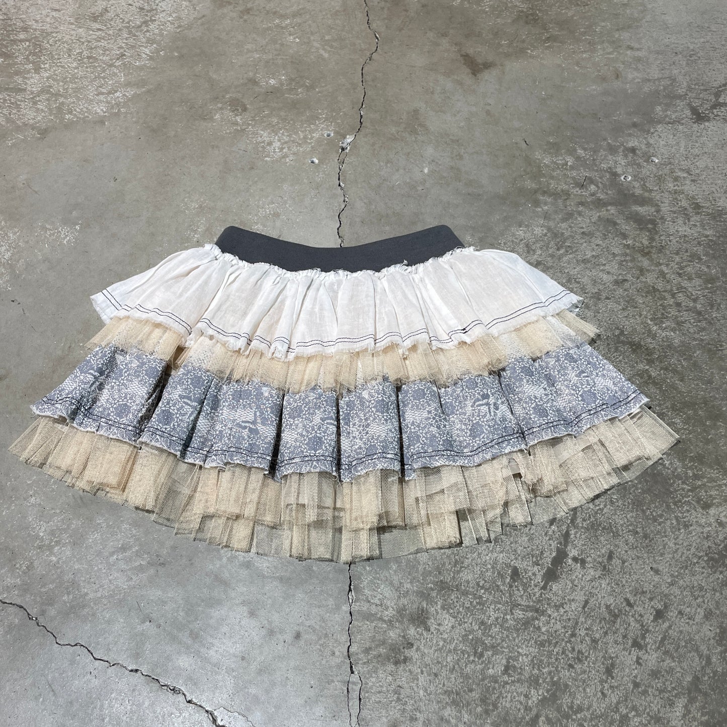 Algonquins Layered Lace Skirt