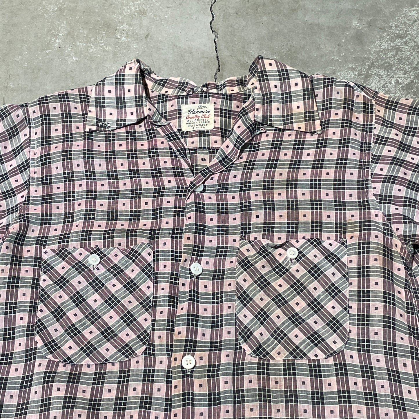 50s Loop Collar Button Up