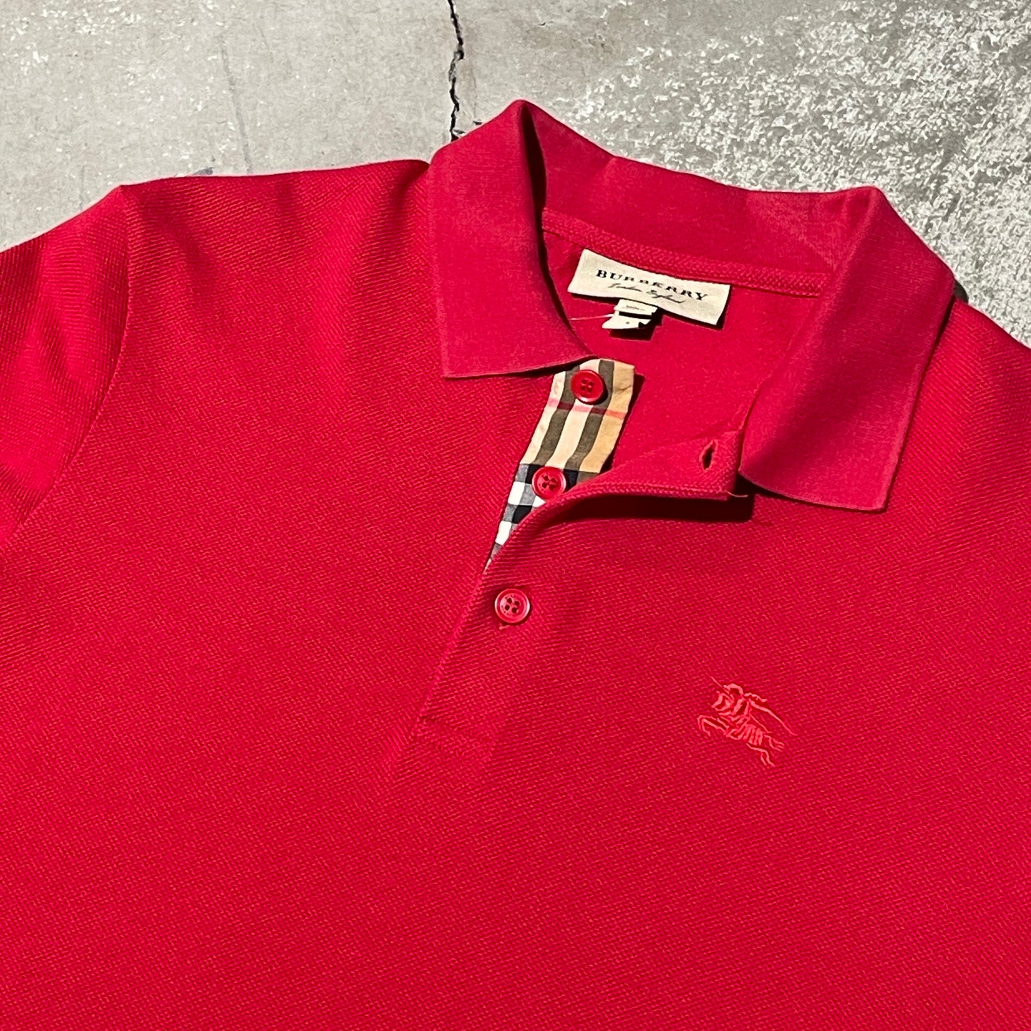 Burberry Red Polo Shirt