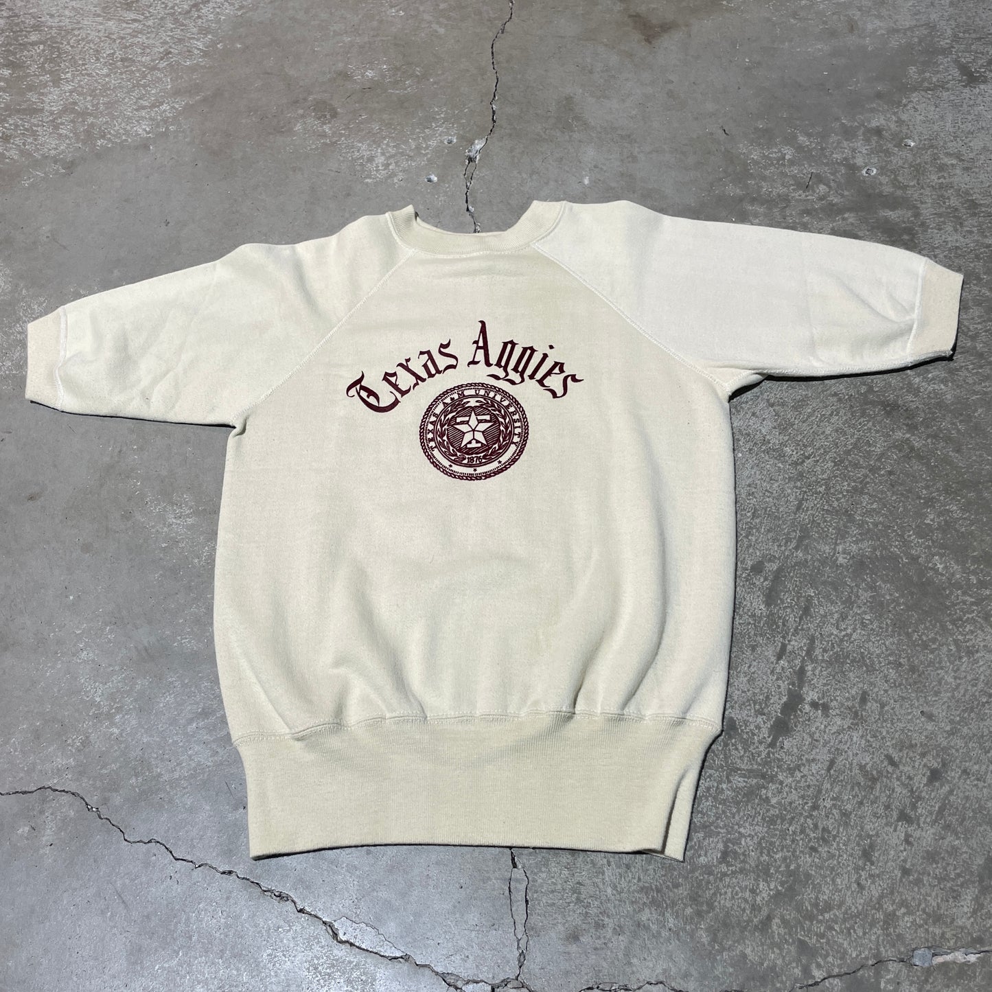 60s Texas A&M Shortsleeve Sweatshirt