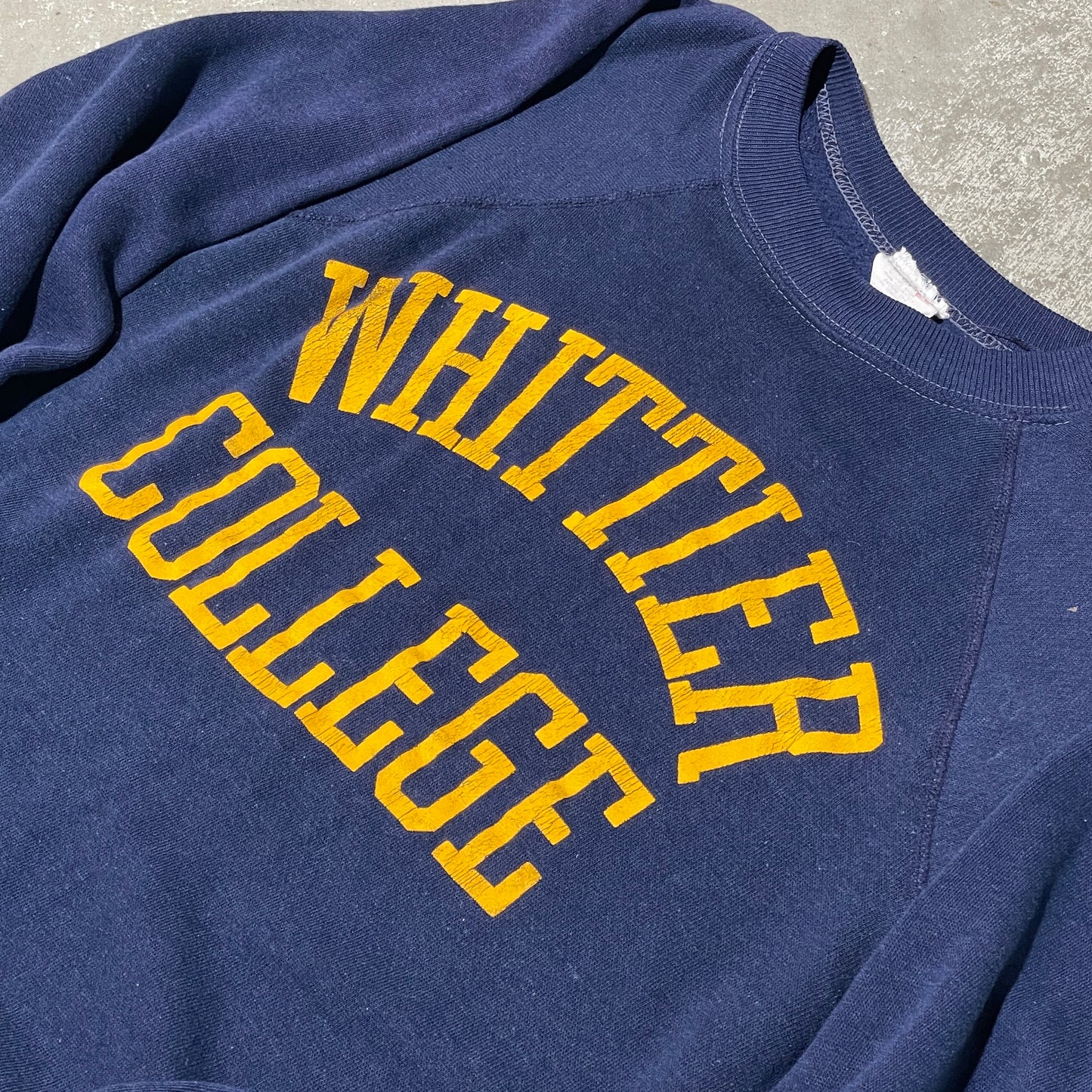 70s Whittier College Crewneck