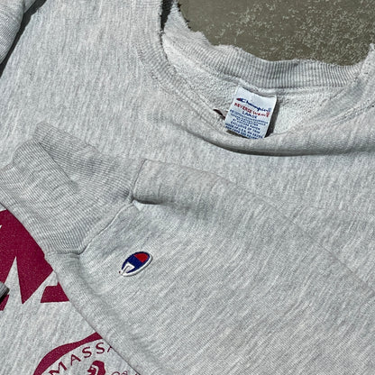 80s MIT Champion Reverse Weave Crewneck