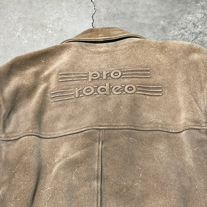 80s Wrangler Pro Rodeo Leather Jacket