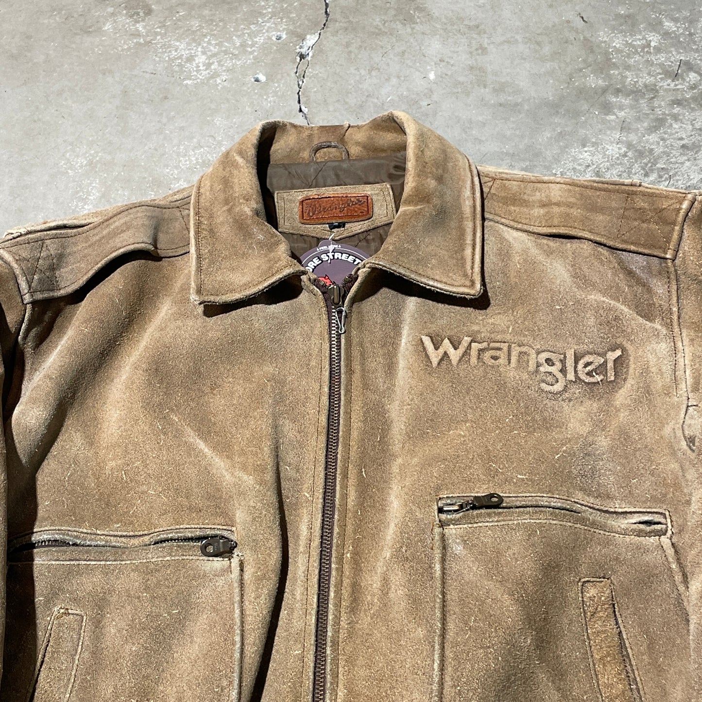 80s Wrangler Pro Rodeo Leather Jacket