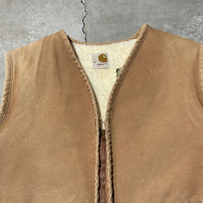 70s Carhartt Sherpa Lined Vest