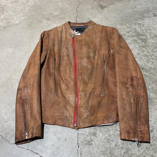 Diesel Pig Skin Leather Jacket