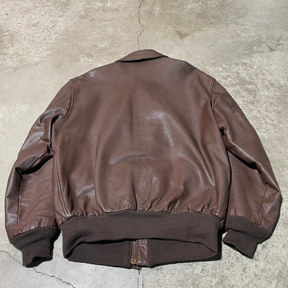 80s Cooper Leather Flight Jacket