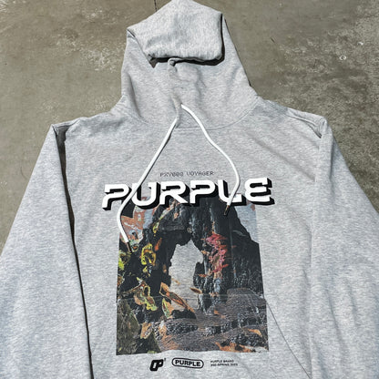 Purple Brand Trippy Mountain Hoodie