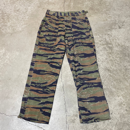 70s Vintage Tiger Camo Cargo Pants