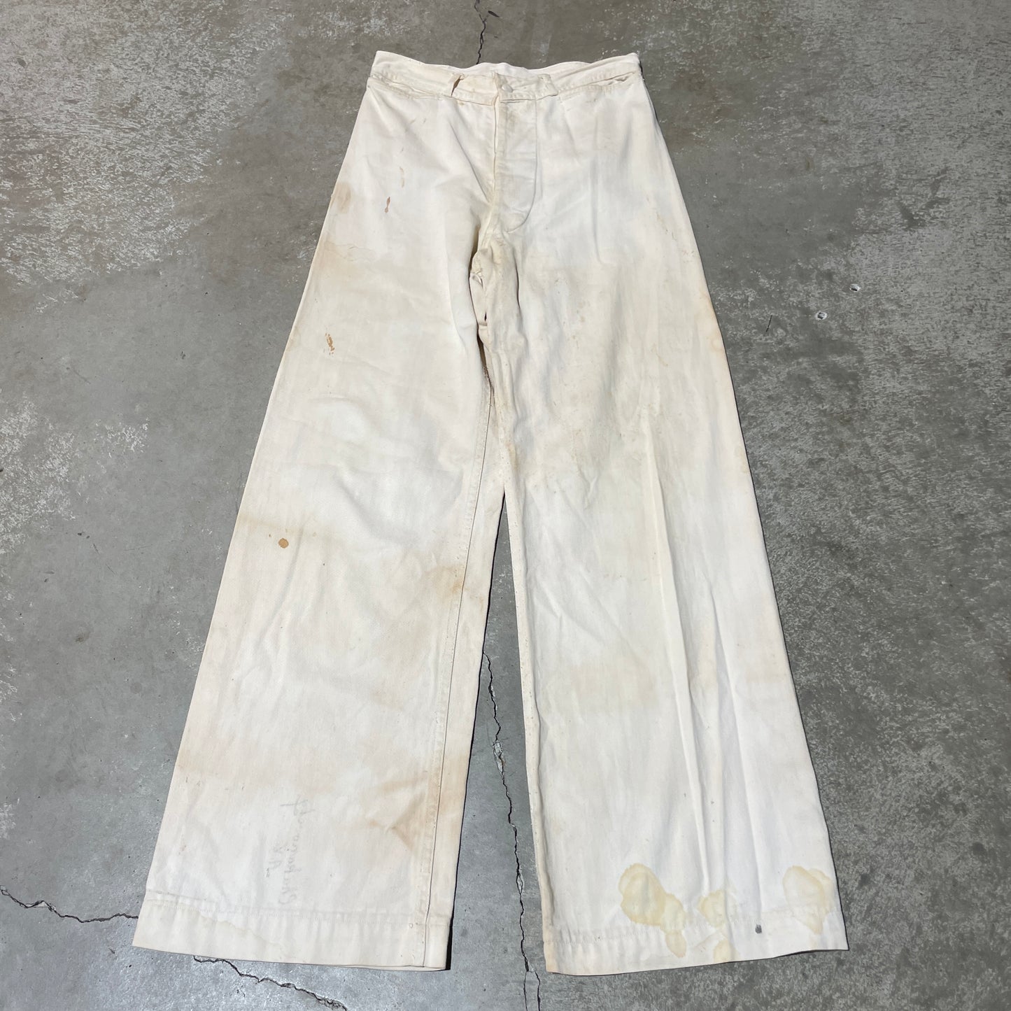 40s Vintage WW2 USN Sailor Pants