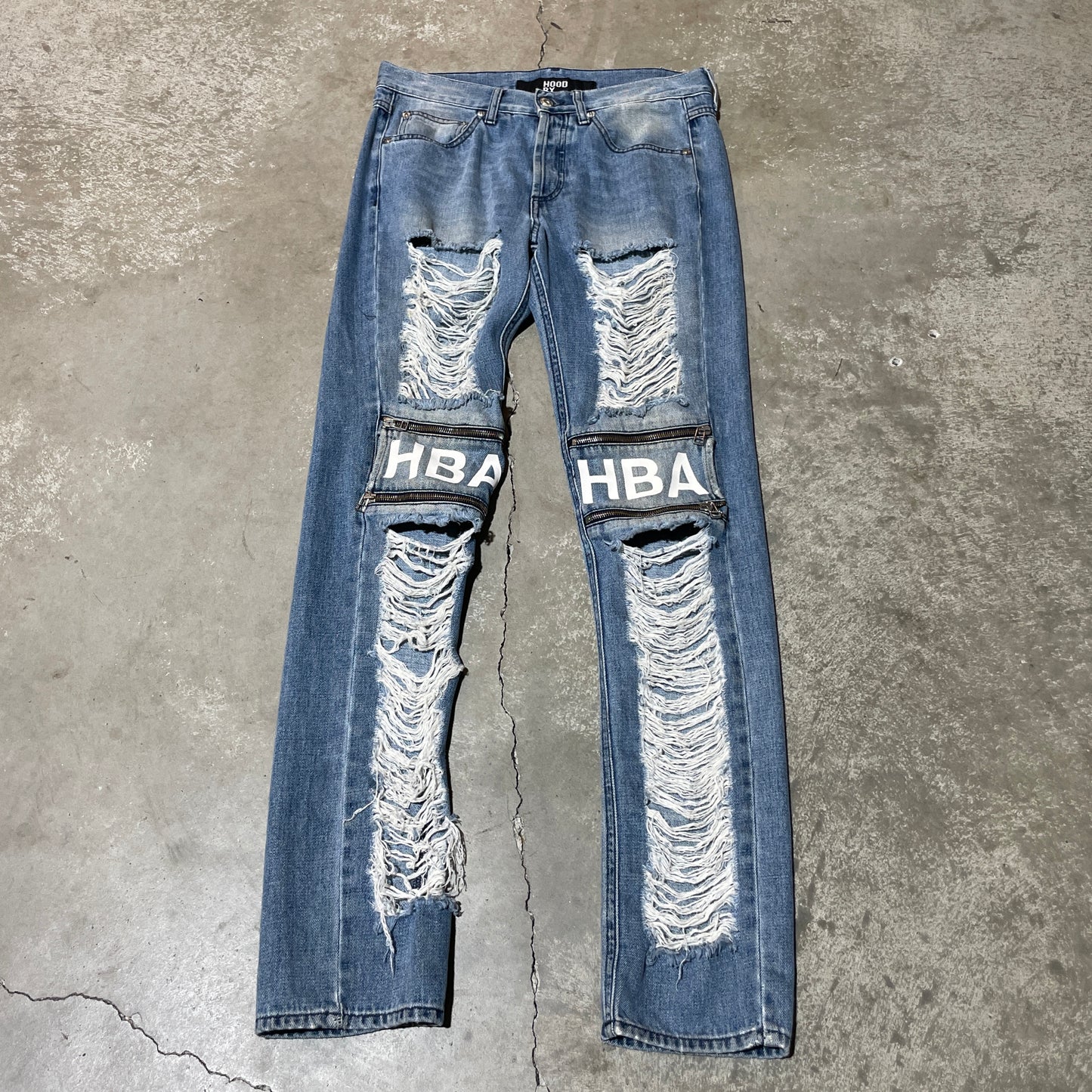 Hood By Air Shredded Denim