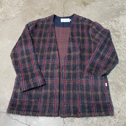 Curly & Co Plaid Wool Belted Jacket