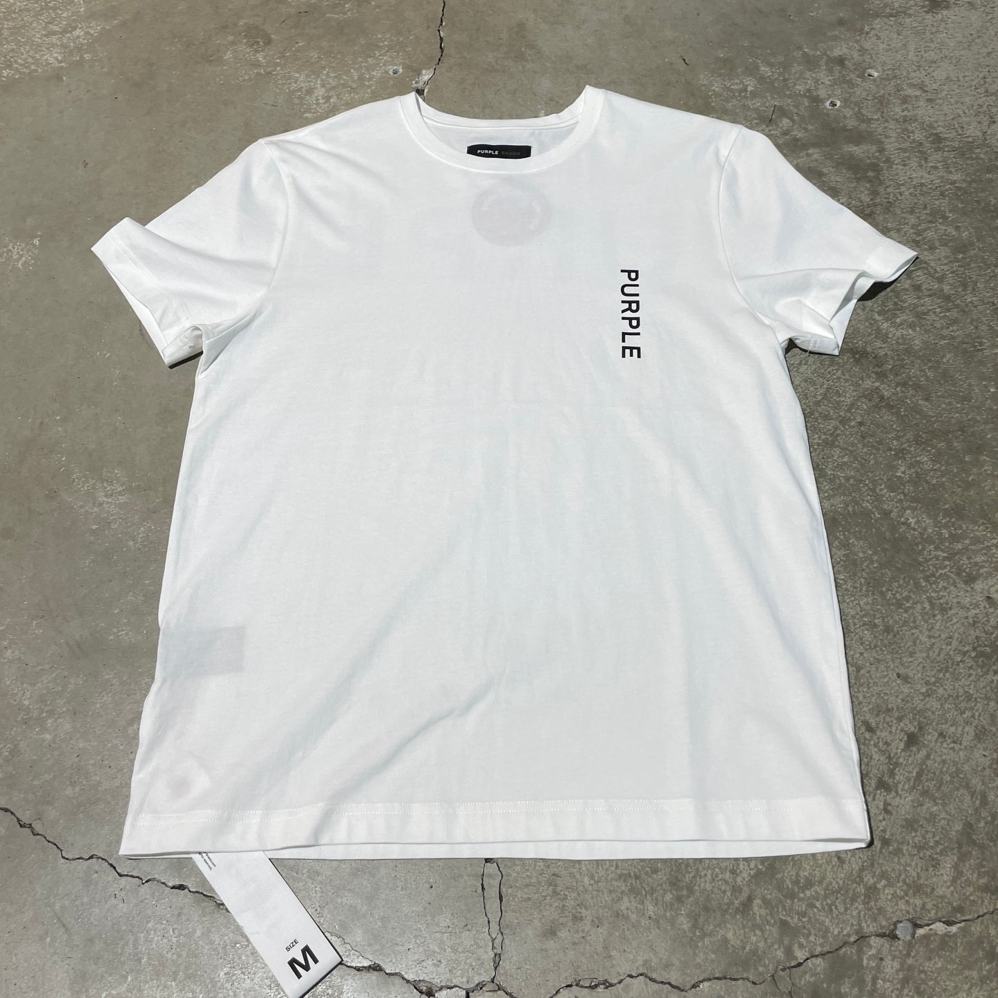 Purple Brand White Tee