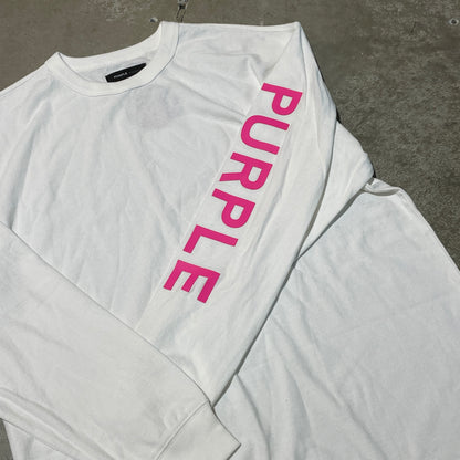 Purple Brand Pink Print Longsleeve