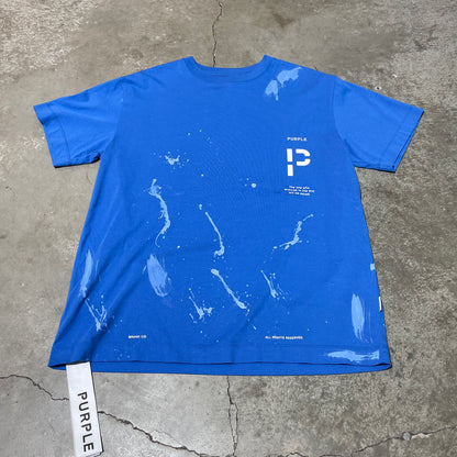 Purple Brand Paint Splatter Tee