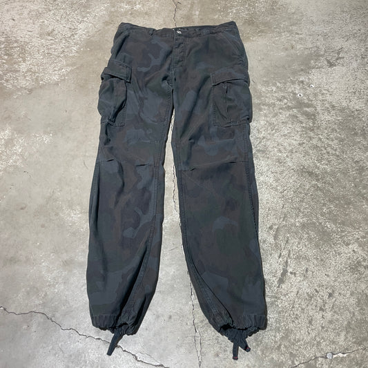 Purple Brand Black Camo Cargo Pants