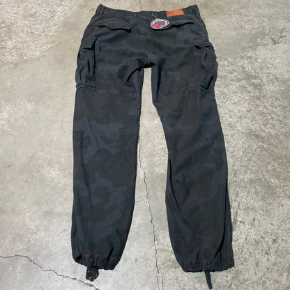 Purple Brand Black Camo Cargo Pants