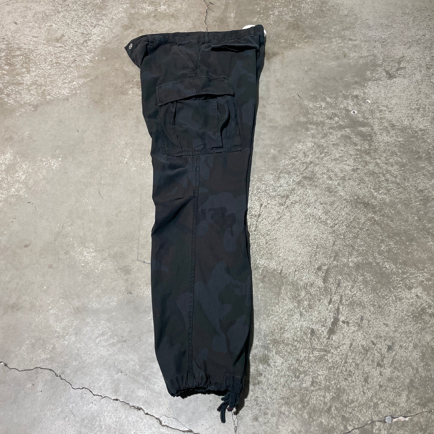 Purple Brand Black Camo Cargo Pants