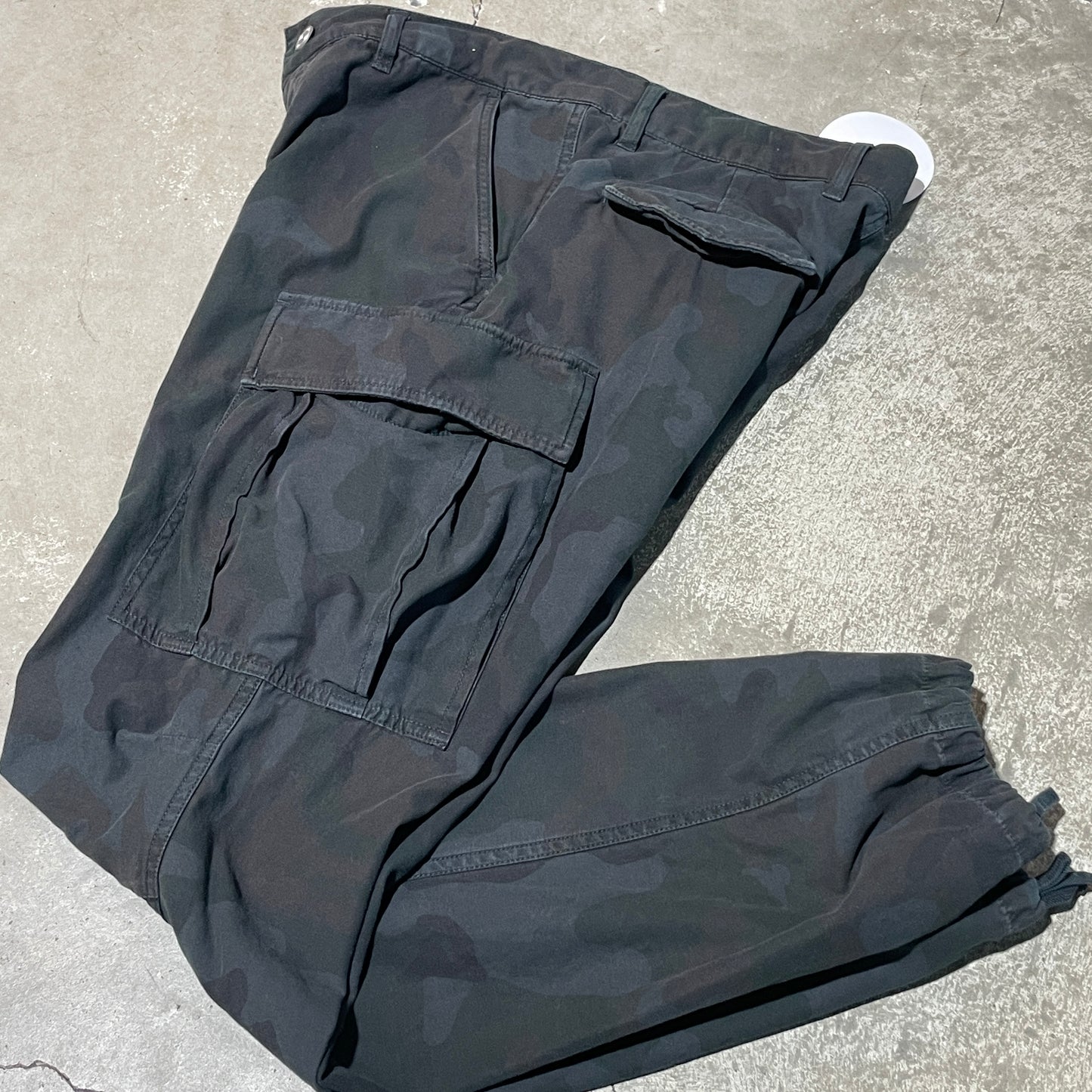 Purple Brand Black Camo Cargo Pants