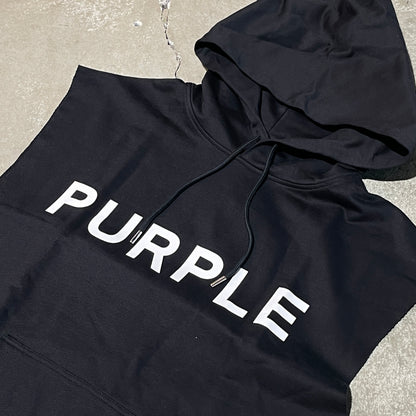 Purple Brand Sleeveless Gym Hoodie