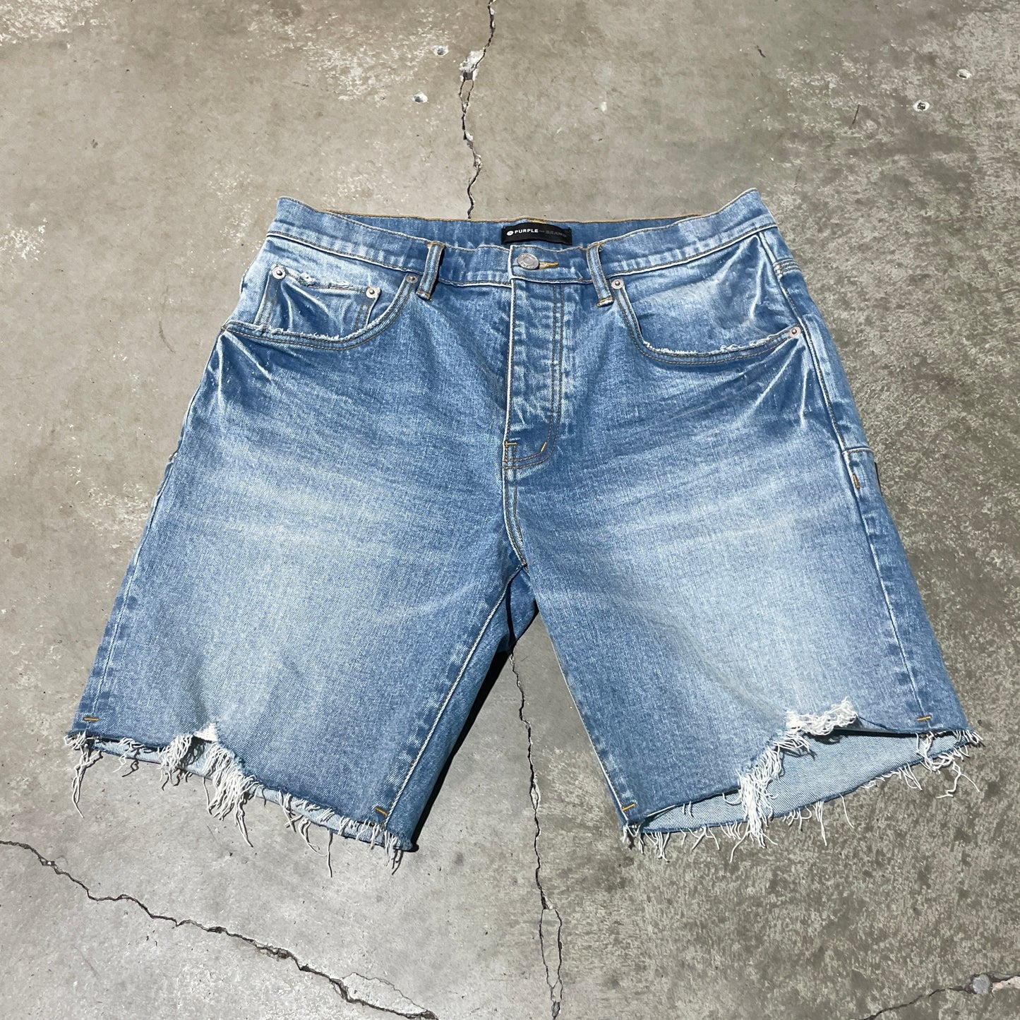 Purple Brand Denim Cutoff Shorts