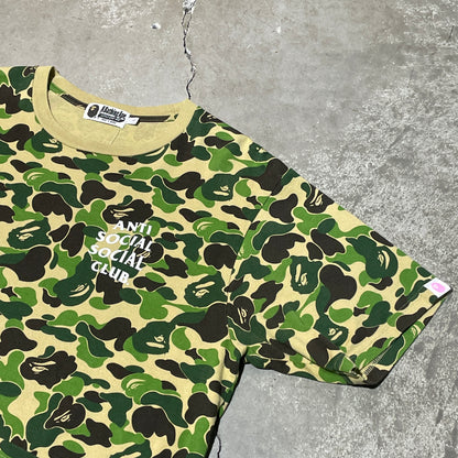 Bape x Anti Social Social Club Camo Tee