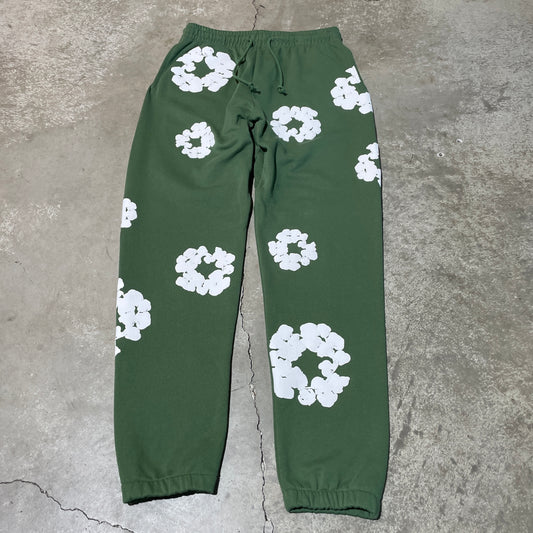 Denim Tears Green Wreath Sweatpants