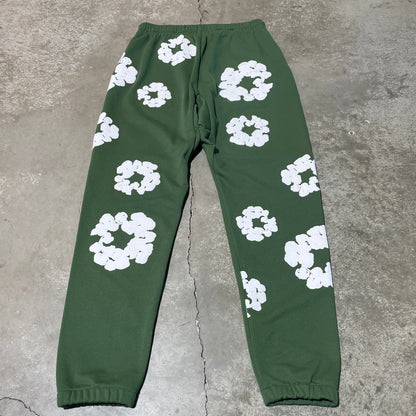 Denim Tears Green Wreath Sweatpants