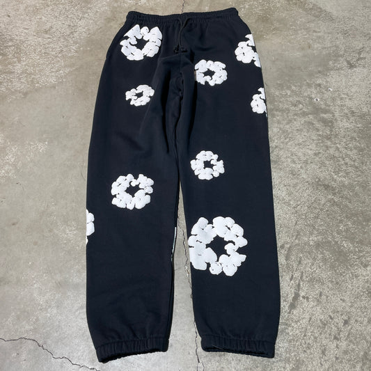 Denim Tears Black Wreath Sweatpants