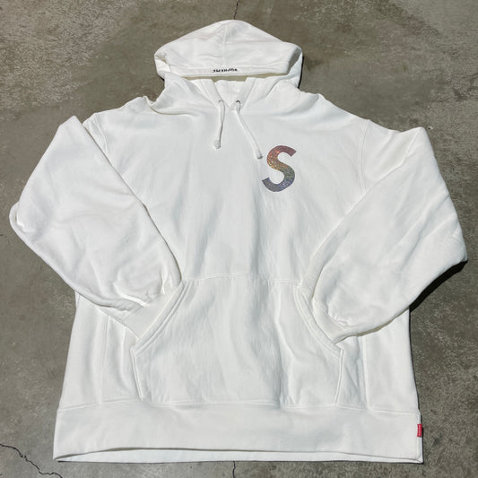 SS21 Supreme Swarovski S Logo Hoodie