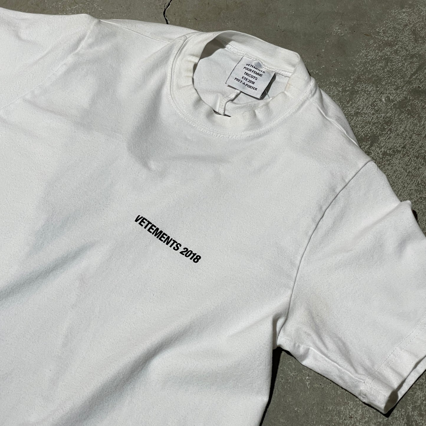 Vetements 2018 Calendar Tee