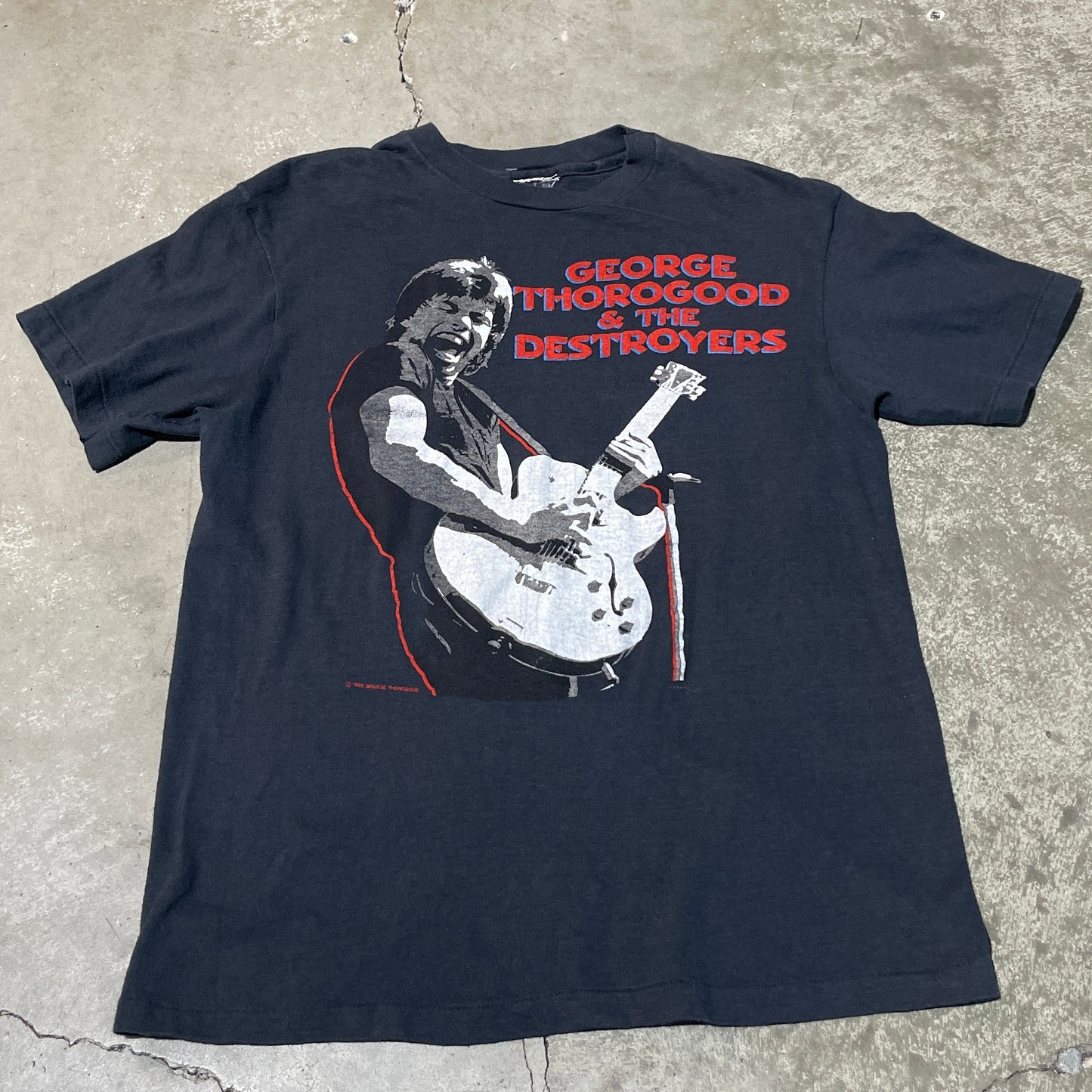 Vintage 80s George Thorogood Tee