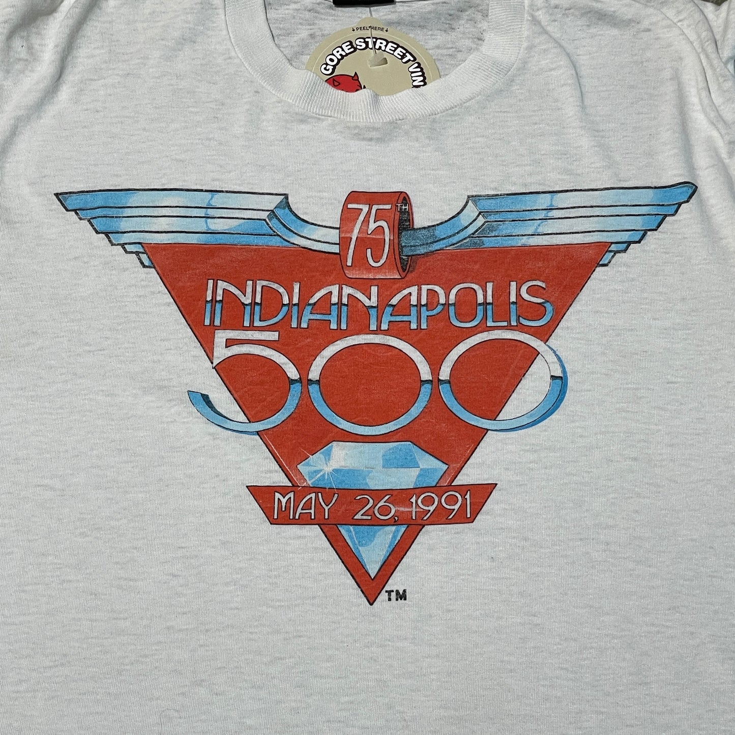 Vintage 90s Single Stitch Indy500 Tee