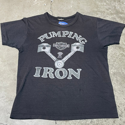 Vintage 80s Harley Pumping Iron Tee