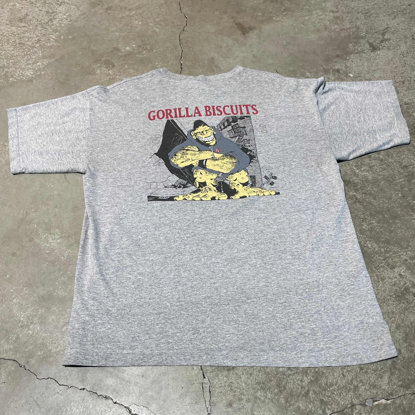 Vintage 90s Gorilla Biscuits Hold Your Ground Tee