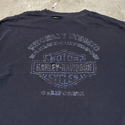 Vintage 90s Harley Lightning Pinned Together Tee