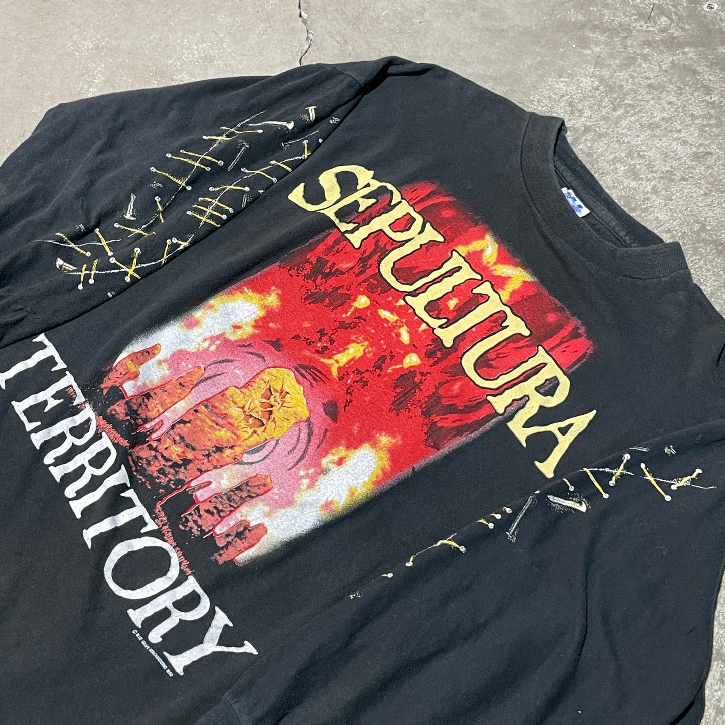 Vintage 1993 Sepultra War for Territory Longsleeve