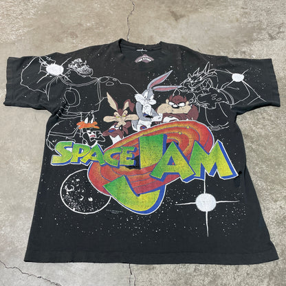 Vintage 1996 Cooked Space Jam All Over Print