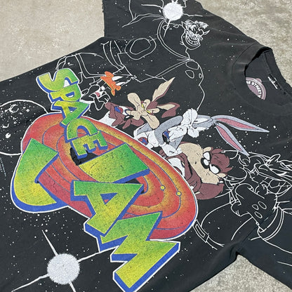 Vintage 1996 Cooked Space Jam All Over Print